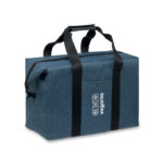 Kühltasche 300D RPET 37L Blau mit markiertem Druckbereich für Ihr Logo