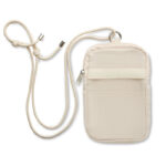 Crossbody-Smartphone-Tasche Braun als Werbeartikel mit Logodruck