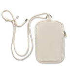 Crossbody-Smartphone-Tasche Braun, Seitenansicht