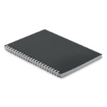 DIN A5 Notizbuch Karton Schwarz als Werbeartikel mit Logodruck