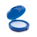 Veganer Lippenbalsam Blau als Werbeartikel mit Logodruck