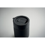 Keramikbecher 330 ml Schwarz, Detailaufnahme des Materials