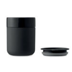 Keramikbecher 330 ml Schwarz von oben