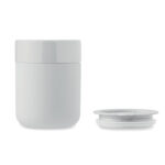Keramikbecher 330 ml Weiß von oben