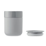 Keramikbecher 330 ml Grau von oben