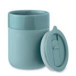 Keramikbecher 330 ml Blau, Seitenansicht