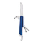 Multi-Tool-Taschenmesser Blau als Werbeartikel mit Logodruck