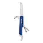 Multi-Tool-Taschenmesser Blau mit markiertem Druckbereich für Ihr Logo