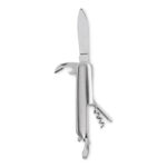 Multi-Tool-Taschenmesser Silber als Werbeartikel mit Logodruck