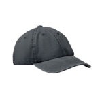 Baseball Kappe 6 Panels Schwarz als Werbeartikel mit Logodruck