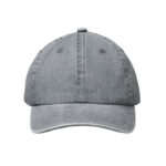 Baseball Kappe 6 Panels Grau, Seitenansicht