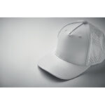 Performance Kappe 5 Panels Weiß, Detailaufnahme des Materials