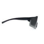 Sport-Sonnenbrille UV400 Schwarz, Rückansicht