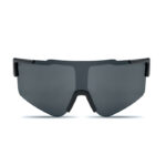 Sport-Sonnenbrille UV400 Schwarz von oben