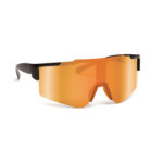 Sport-Sonnenbrille UV400 Orange als Werbeartikel mit Logodruck