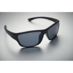 Sport-Sonnenbrille UV400 Schwarz, Detailaufnahme des Materials