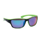 Sport-Sonnenbrille UV400 Gruen als Werbeartikel mit Logodruck