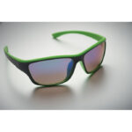 Sport-Sonnenbrille UV400 Gruen, Detailaufnahme des Materials