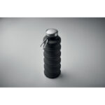 Faltbare Flasche 500ml Schwarz, Detailaufnahme des Materials