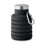 Faltbare Flasche 500ml Schwarz von oben