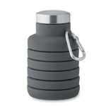 Faltbare Flasche 500ml Grau von oben
