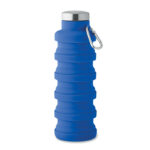 Faltbare Flasche 500ml Blau als Werbeartikel mit Logodruck