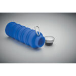 Faltbare Flasche 500ml Blau, geöffnet dargestellt