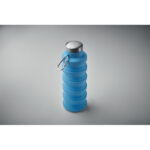 Faltbare Flasche 500ml Blau, Detailaufnahme des Materials