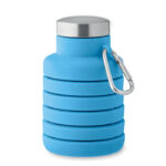 Faltbare Flasche 500ml Blau von oben
