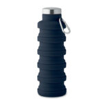 Faltbare Flasche 500ml Blau als Werbeartikel mit Logodruck