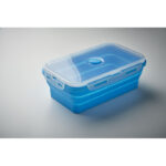 Faltbare Lunchbox 1200ml Blau, Detailaufnahme des Materials