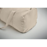 Sport-oder Reisetasche 320g/m² Braun, Detailaufnahme des Materials