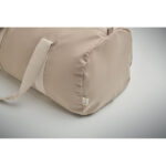Sport-oder Reisetasche 320g/m² Braun, Detailaufnahme des Materials