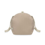 Sport-oder Reisetasche 320g/m² Braun, geöffnet dargestellt
