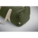 Sport-oder Reisetasche 320g/m² Gruen, Detailaufnahme des Materials