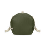 Sport-oder Reisetasche 320g/m² Gruen, geöffnet dargestellt