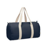 Sport-oder Reisetasche 320g/m² Blau als Werbeartikel mit Logodruck