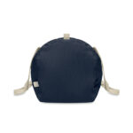 Sport-oder Reisetasche 320g/m² Blau, geöffnet dargestellt