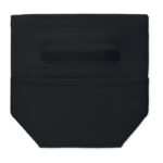 Kühltasche Polycotton Schwarz, geöffnet dargestellt