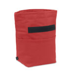 Kühltasche Polycotton Rot von oben
