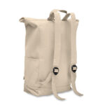 Rolltop-Rucksack 390 g/m² Braun von oben