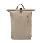 Rolltop-Rucksack 390 g/m² Braun, Rückansicht