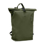 Rolltop-Rucksack 390 g/m² Gruen als Werbeartikel mit Logodruck