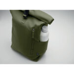 Rolltop-Rucksack 390 g/m² Gruen, Detailaufnahme des Materials
