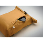 Rolltop-Rucksack 390 g/m² Orange, geöffnet dargestellt