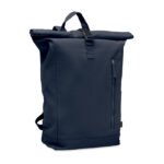 Rolltop-Rucksack 390 g/m² Blau als Werbeartikel mit Logodruck