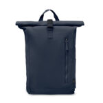 Rolltop-Rucksack 390 g/m² Blau, Rückansicht