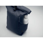 Rolltop-Rucksack 390 g/m² Blau, Detailaufnahme des Materials