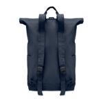 Rolltop-Rucksack 390 g/m² Blau, Seitenansicht