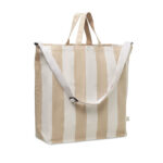 Große Strandtasche 280g/m² Weiß als Werbeartikel mit Logodruck